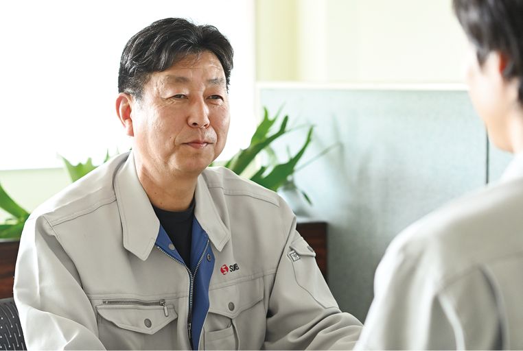 顧客との面談を実施している様子